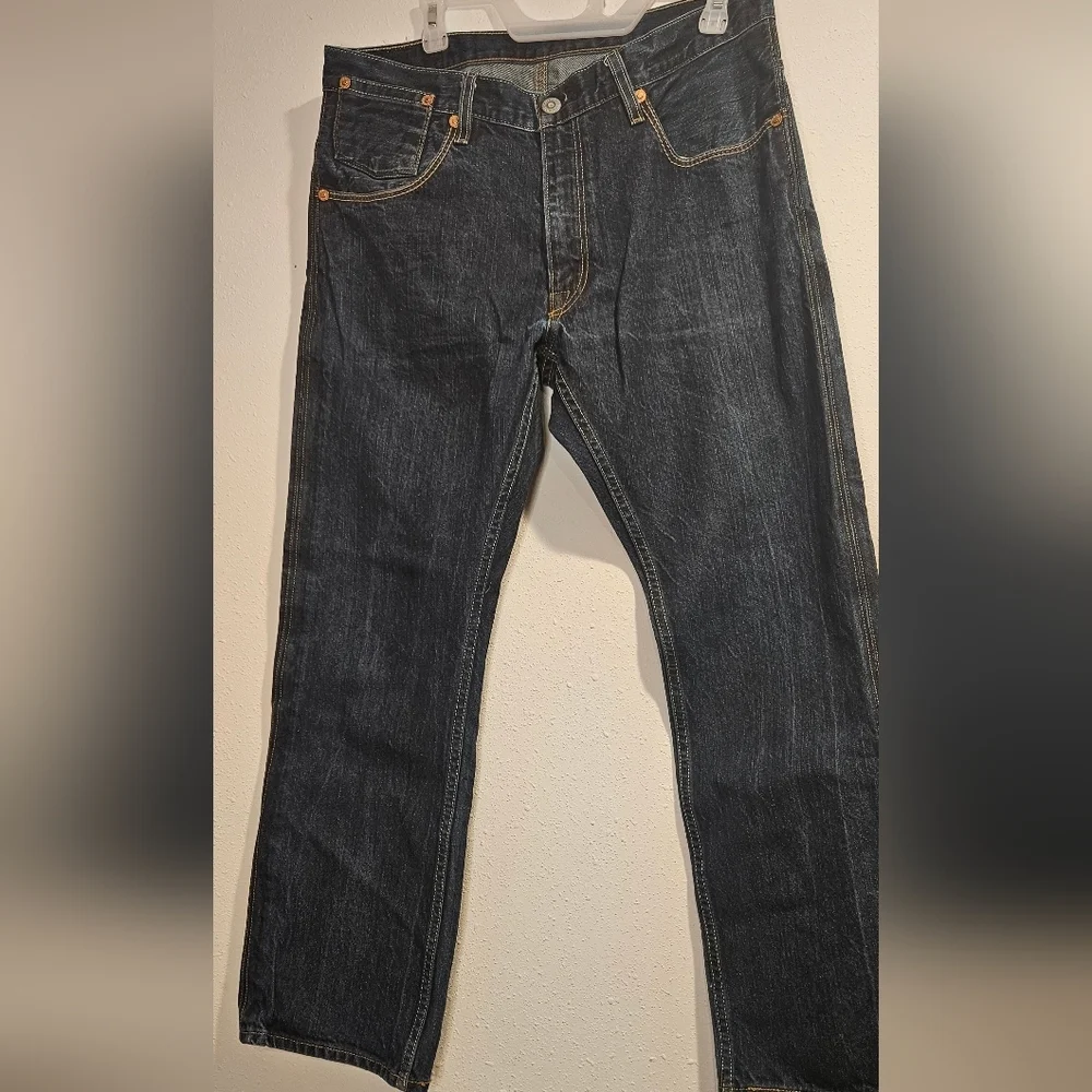 Levi's 514 Men's Dark Blue Straight Jeans Sz. 36 X 30